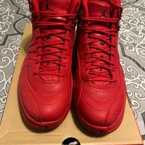 Red Air Jordan Tennis Shoes